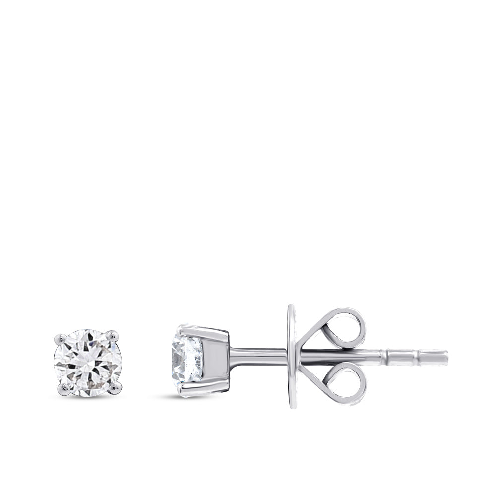 0.40 ct. Solitär Diamant Ohrstecker