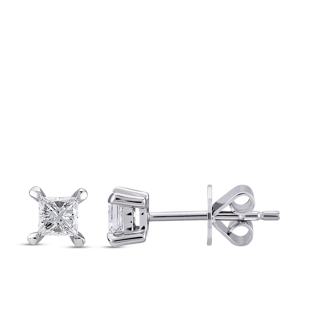 0.18 ct. Solitär Diamant Ohrstecker