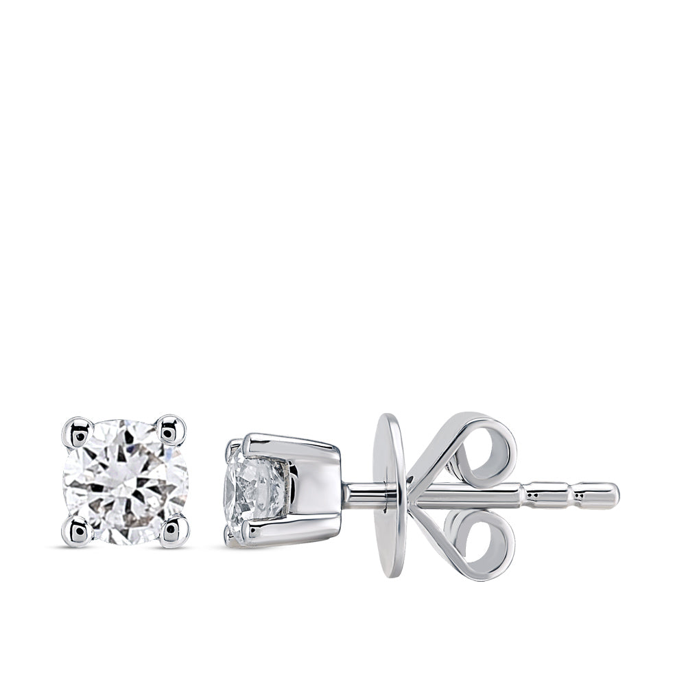 0.40 ct. Solitär Diamant Ohrstecker