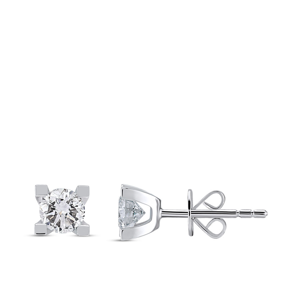 0.30 ct. Solitär Diamant Ohrstecker
