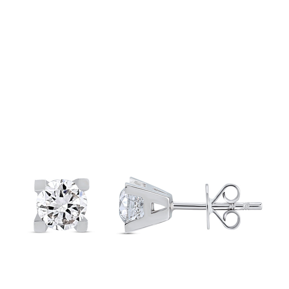 0.20 ct. Solitär Diamant Ohrstecker