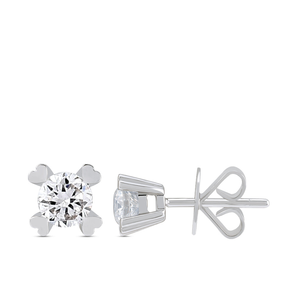 0.30 ct. Solitär Diamant Ohrstecker