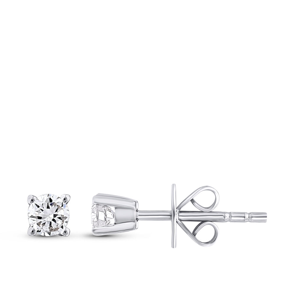 0.30 ct. Solitär Diamant Ohrstecker