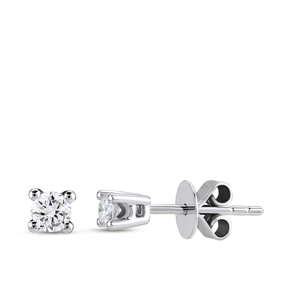 0.40 ct. Solitär Diamant Ohrstecker