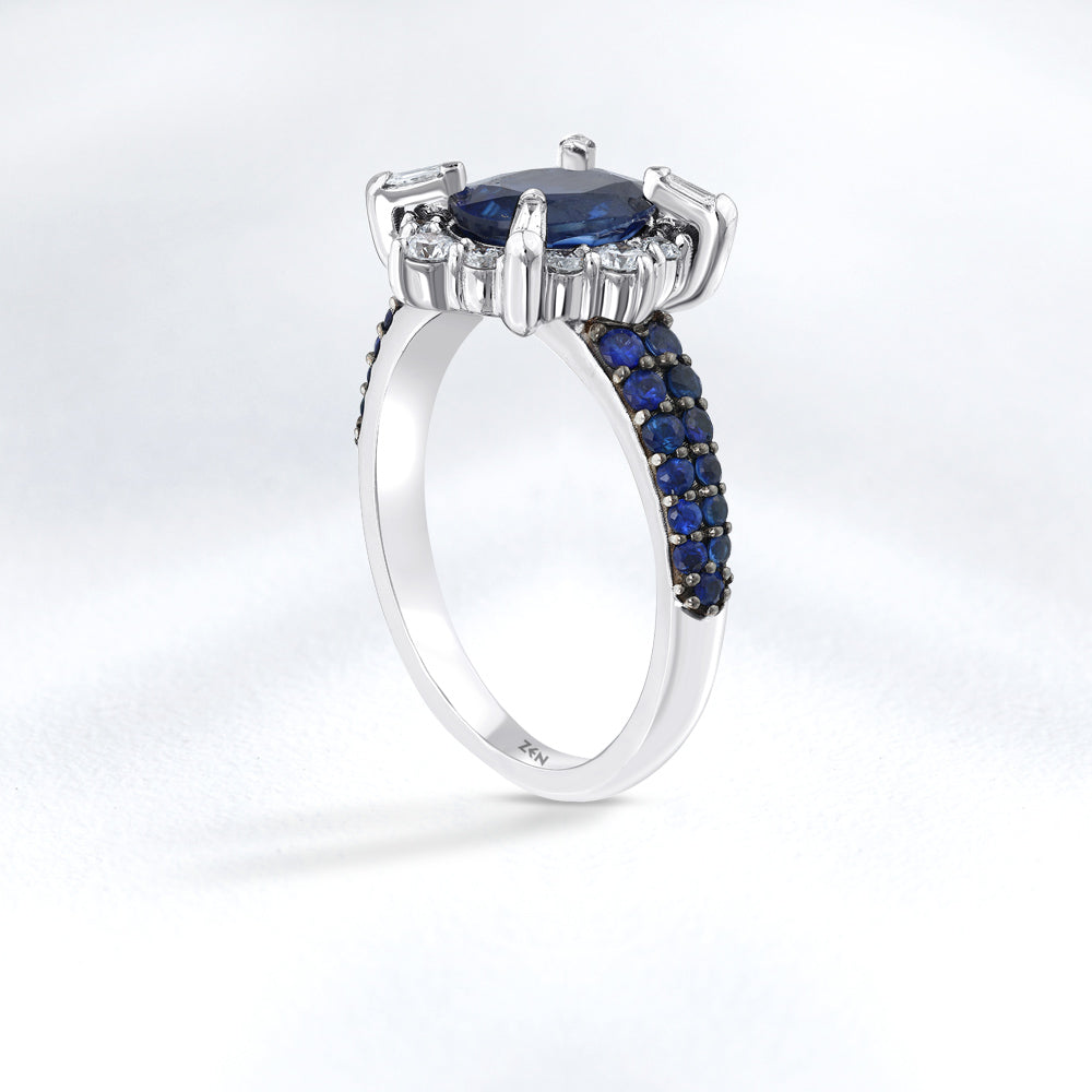 2.30 ct. Saphir Ring