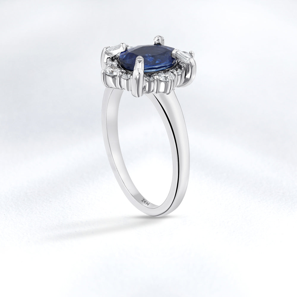 1.91 ct. Saphir Ring
