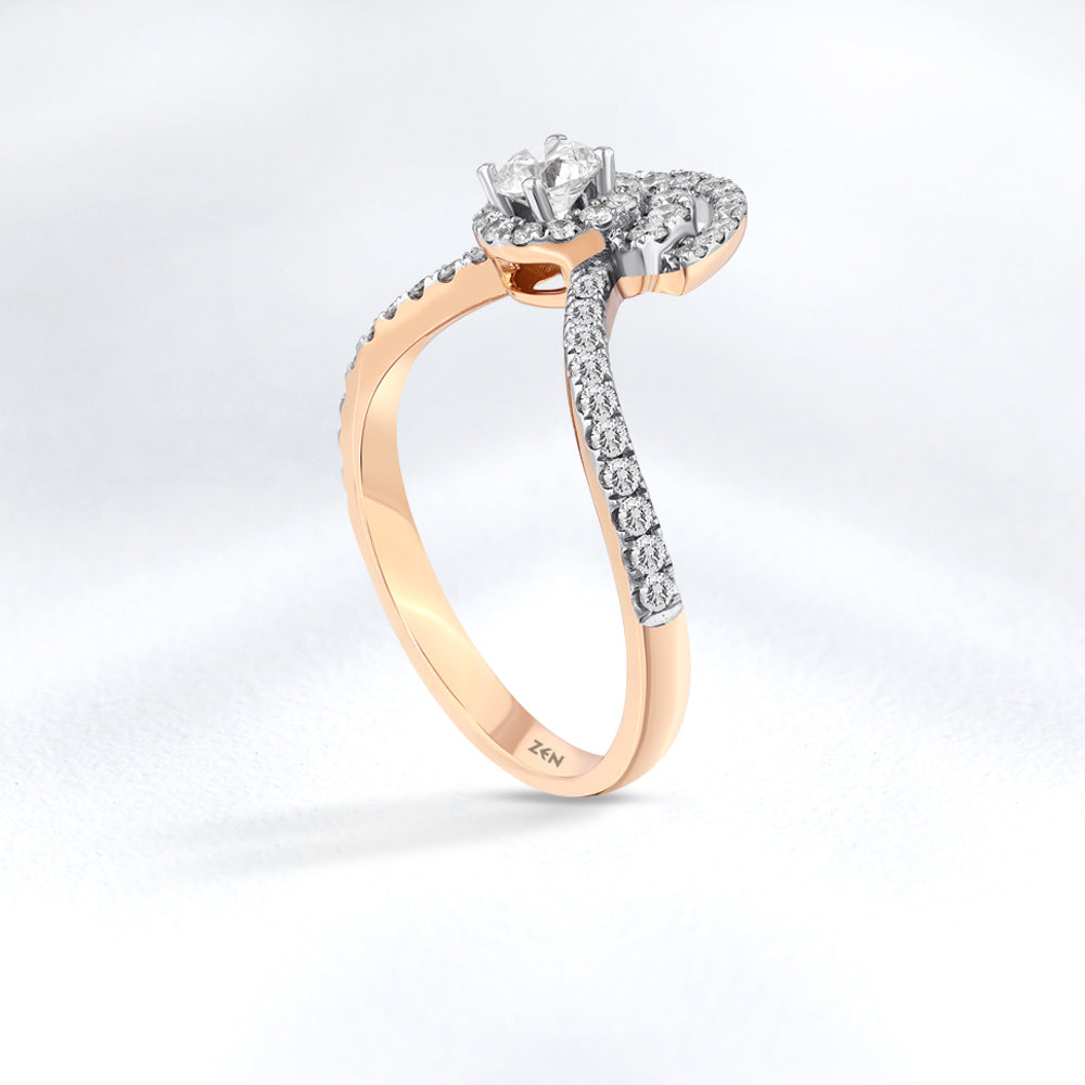 0.77 ct. Design Diamantring