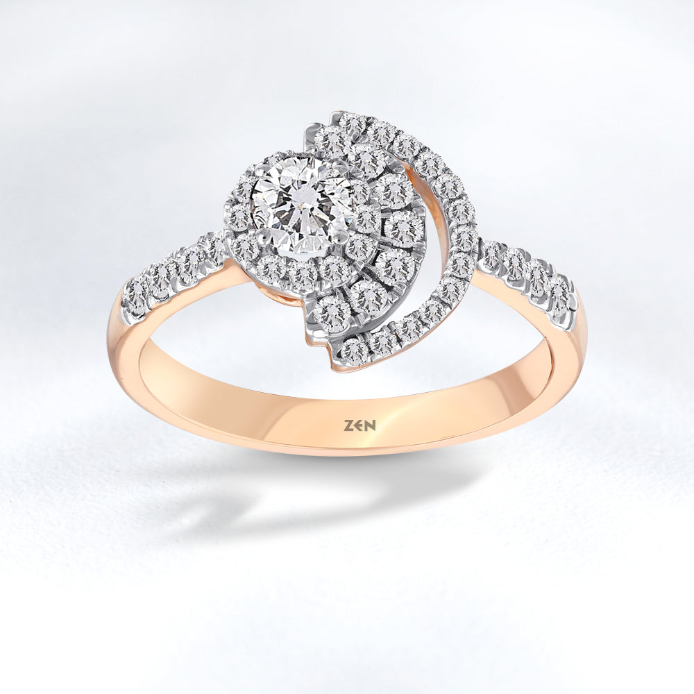 0.64 ct. Design Diamantring