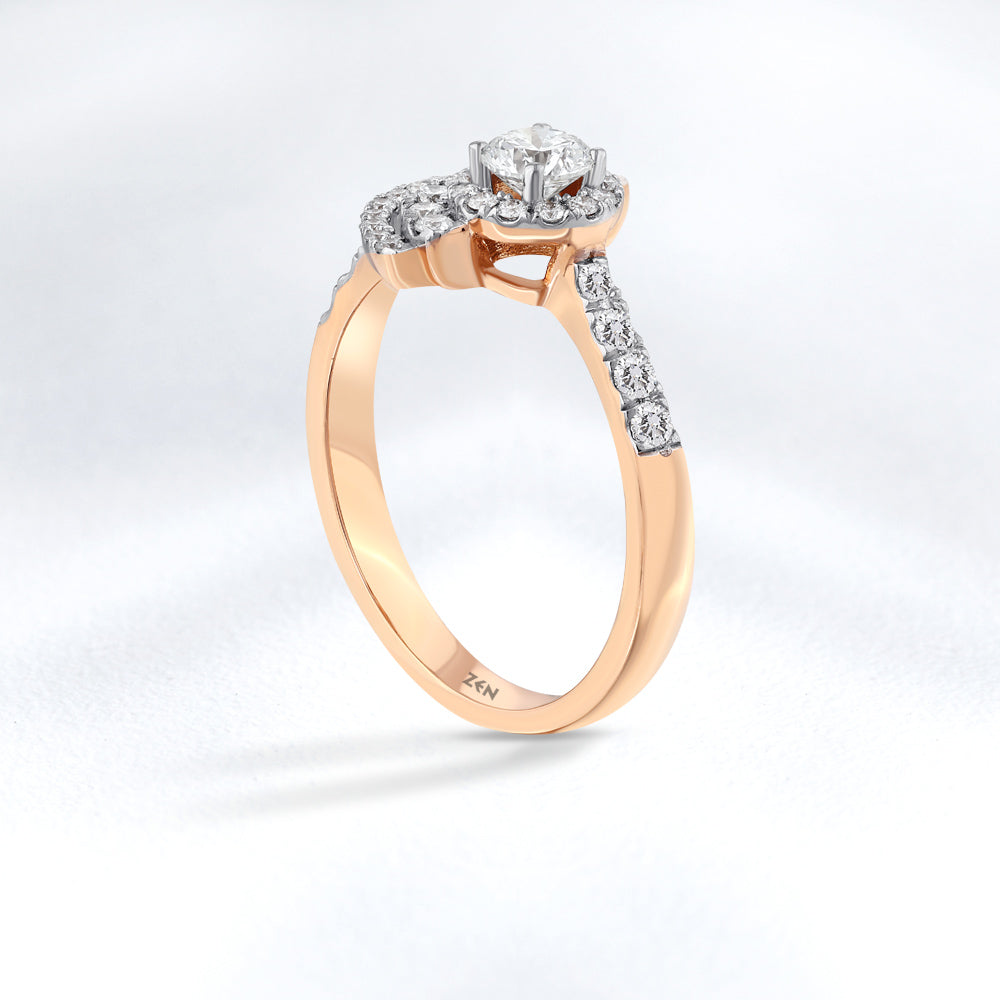 0.64 ct. Design Diamantring