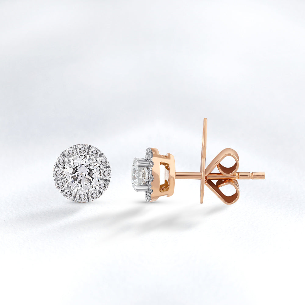 0.92 ct. Design Diamant Ohrringe