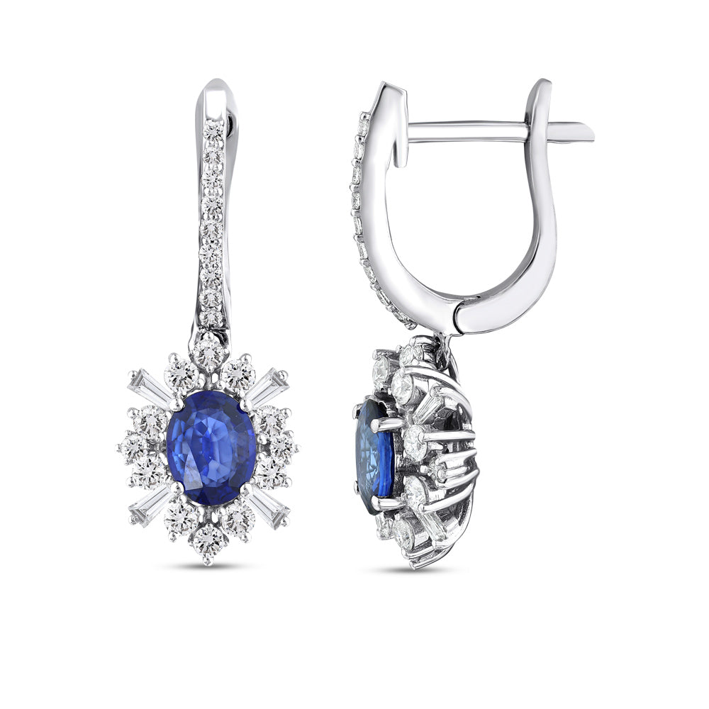 1.73 ct. Saphir Ohrringe