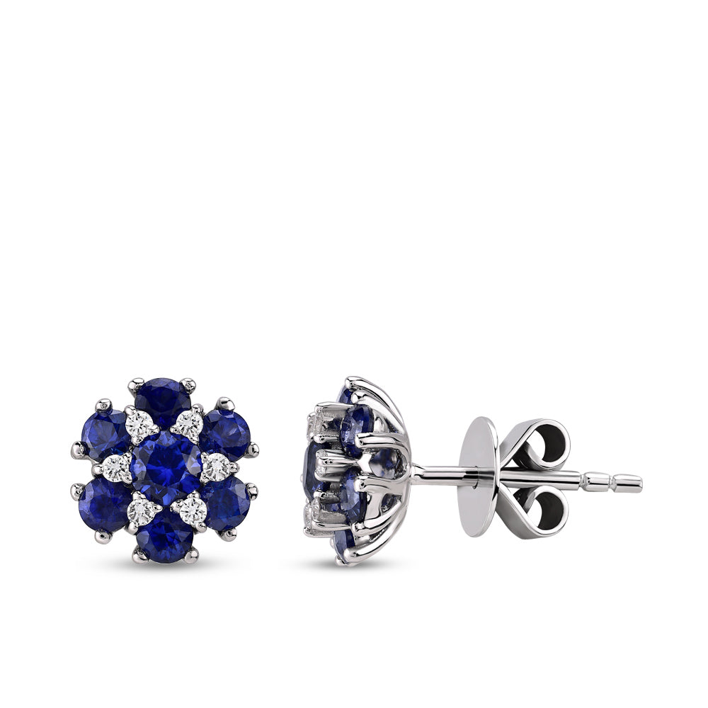 0.77 ct. Saphir Ohrstecker