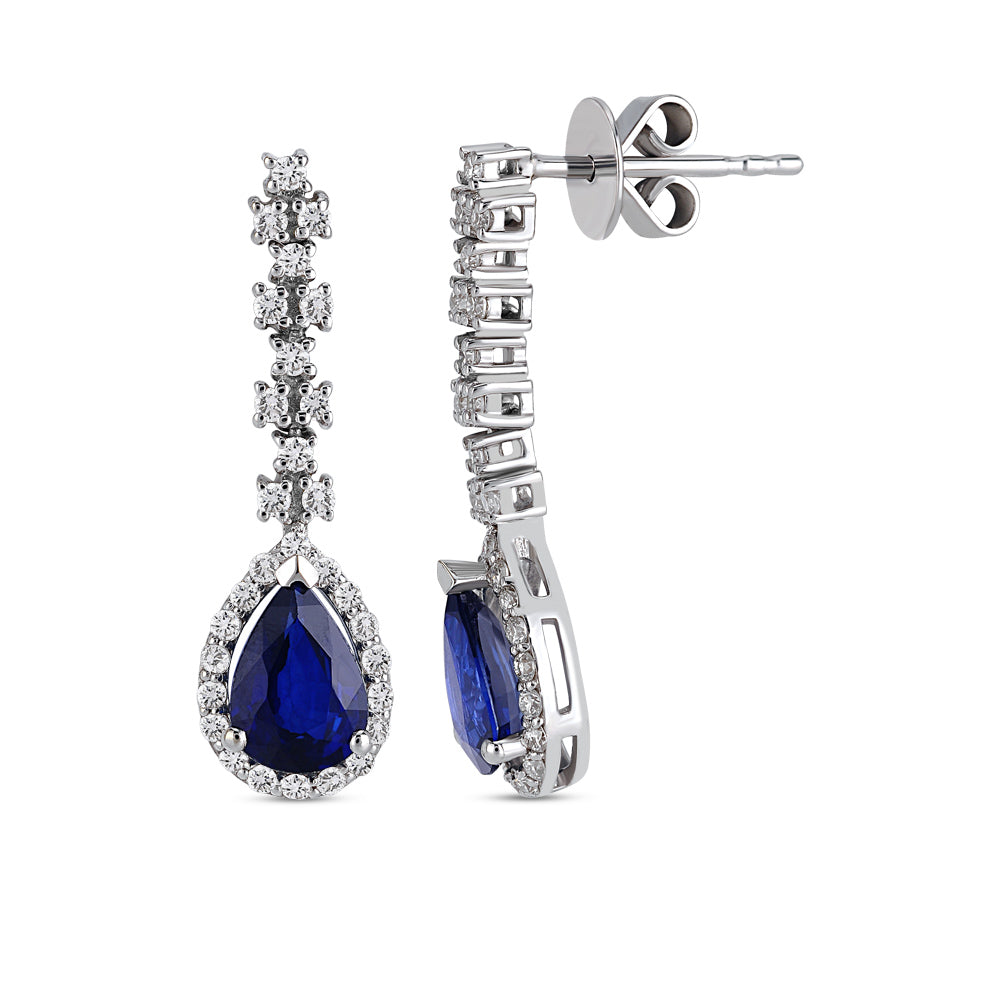 1.19 ct. Sapphire Earrings
