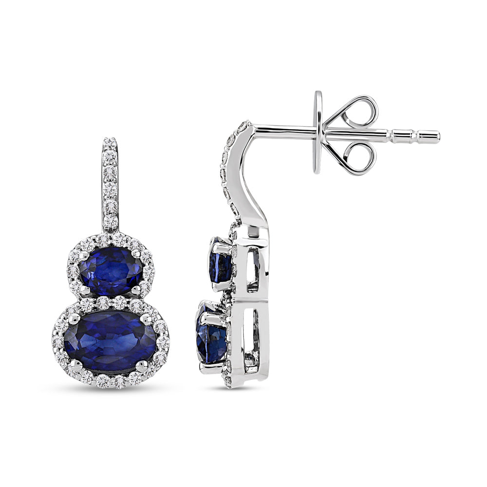 1.64 ct. Saphir Ohrringe