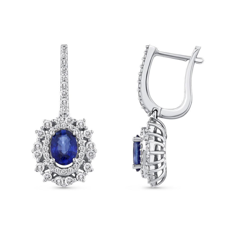 1.77 ct. Saphir Ohrringe