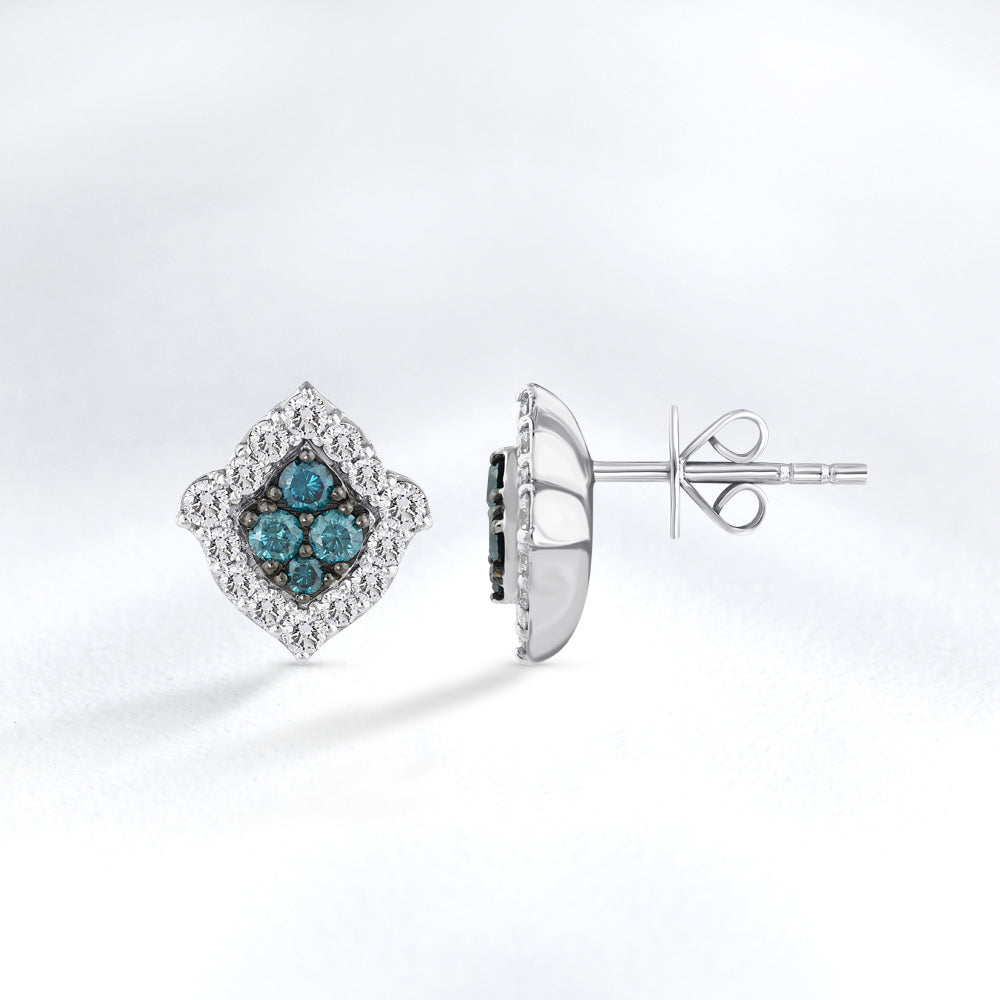 0.73 ct. Tulpe Diamant Ohrstecker