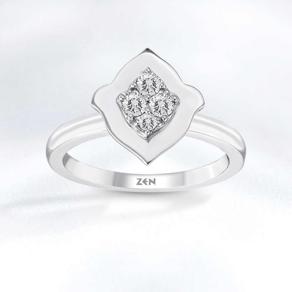 0.20 ct. Tulpe Diamantring