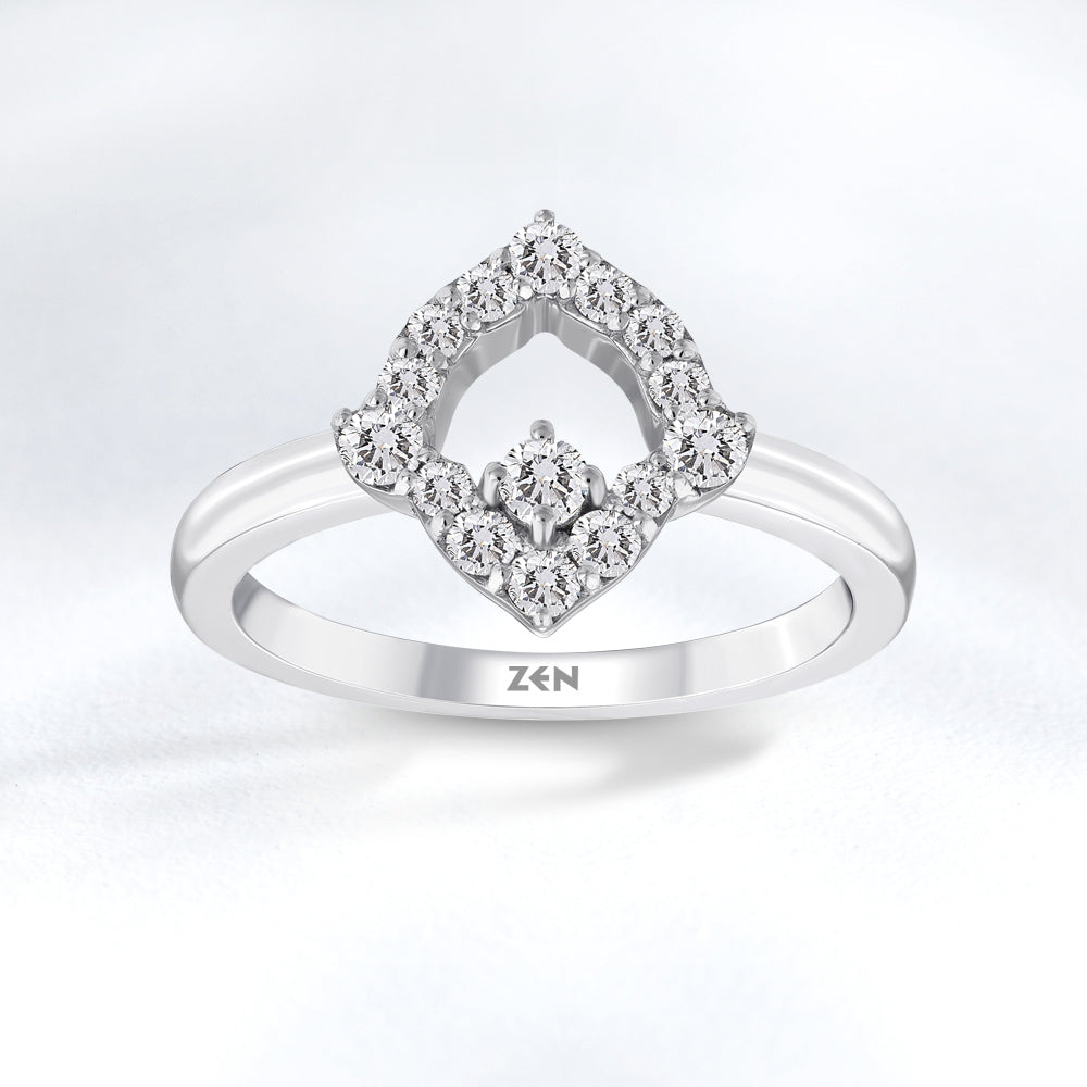 0.40 ct. Tulpe Diamantring