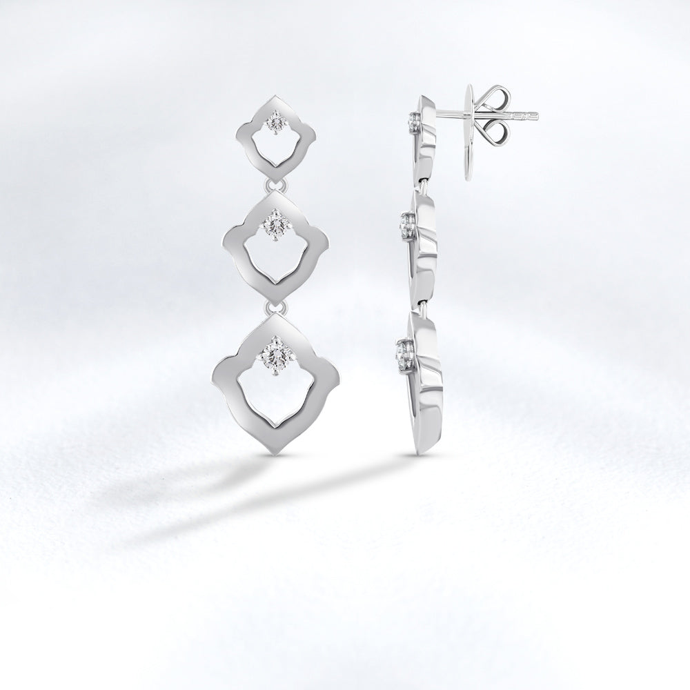 0.35 ct. Tulpe Diamant Ohrringe