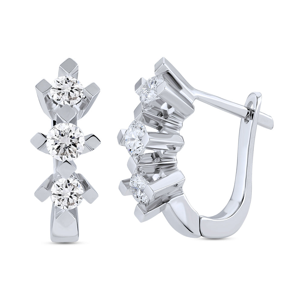0.60 ct. Tria Diamant Ohrringe