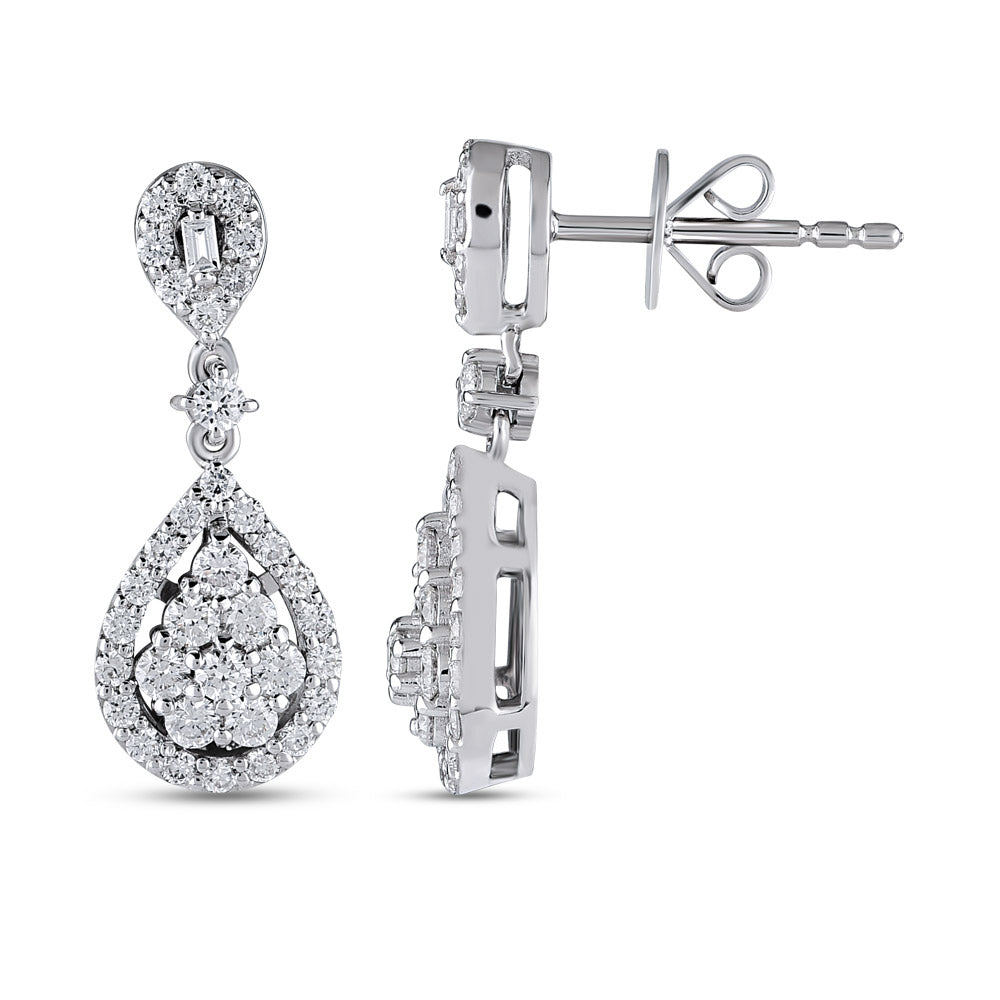 0.84 ct. Design Diamant Ohrringe