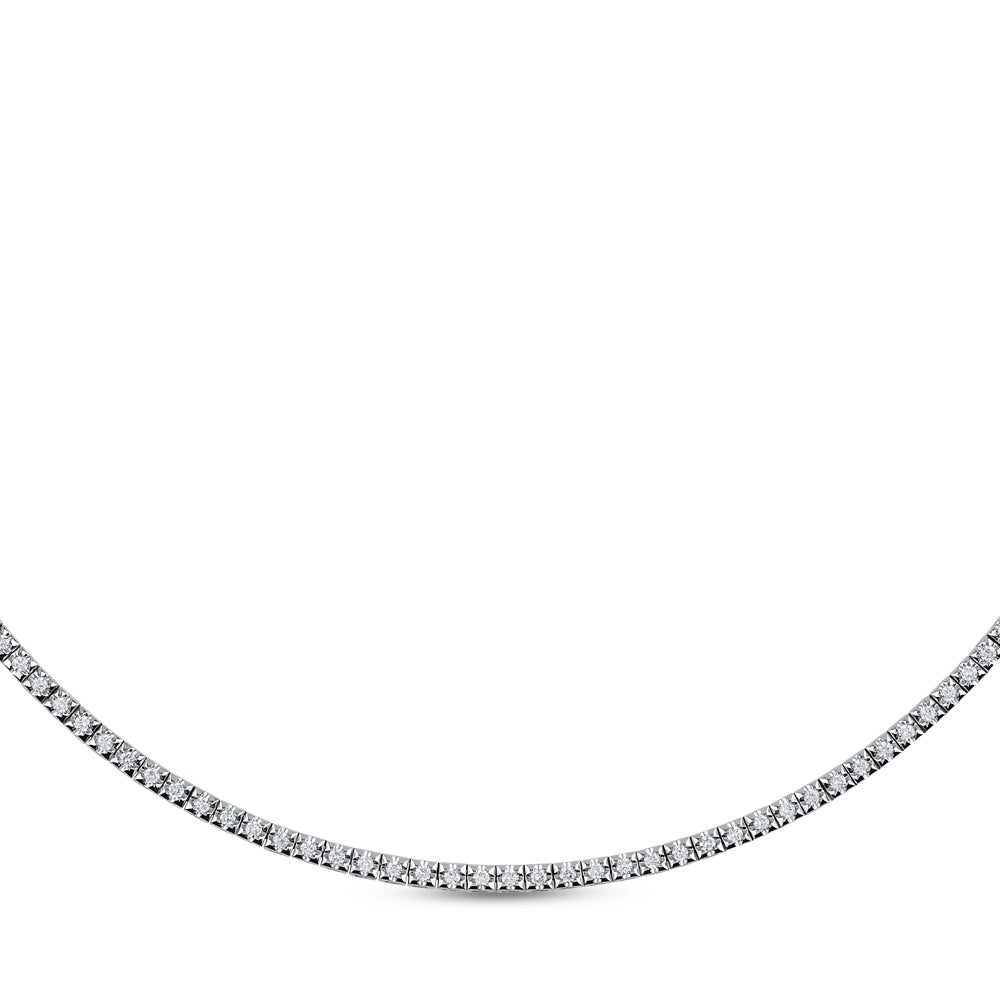 1.00 ct. Tennis Diamant Halskette