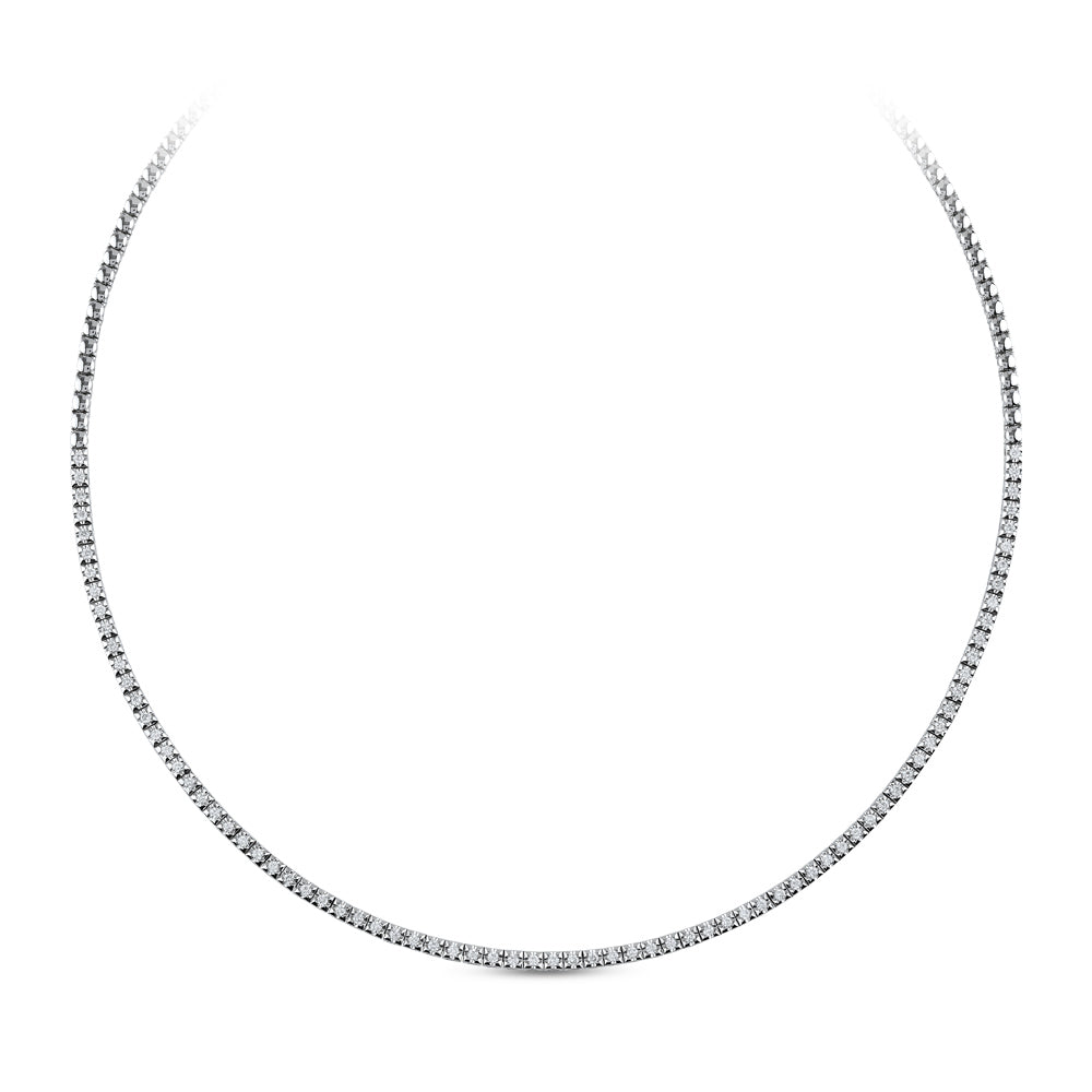 1.00 ct. Tennis Diamant Halskette