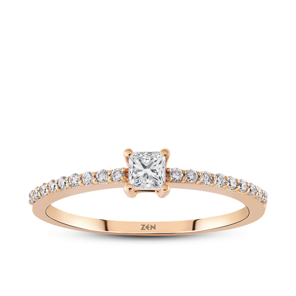 0.30 ct. Seitenstein Diamant Verlobungsring