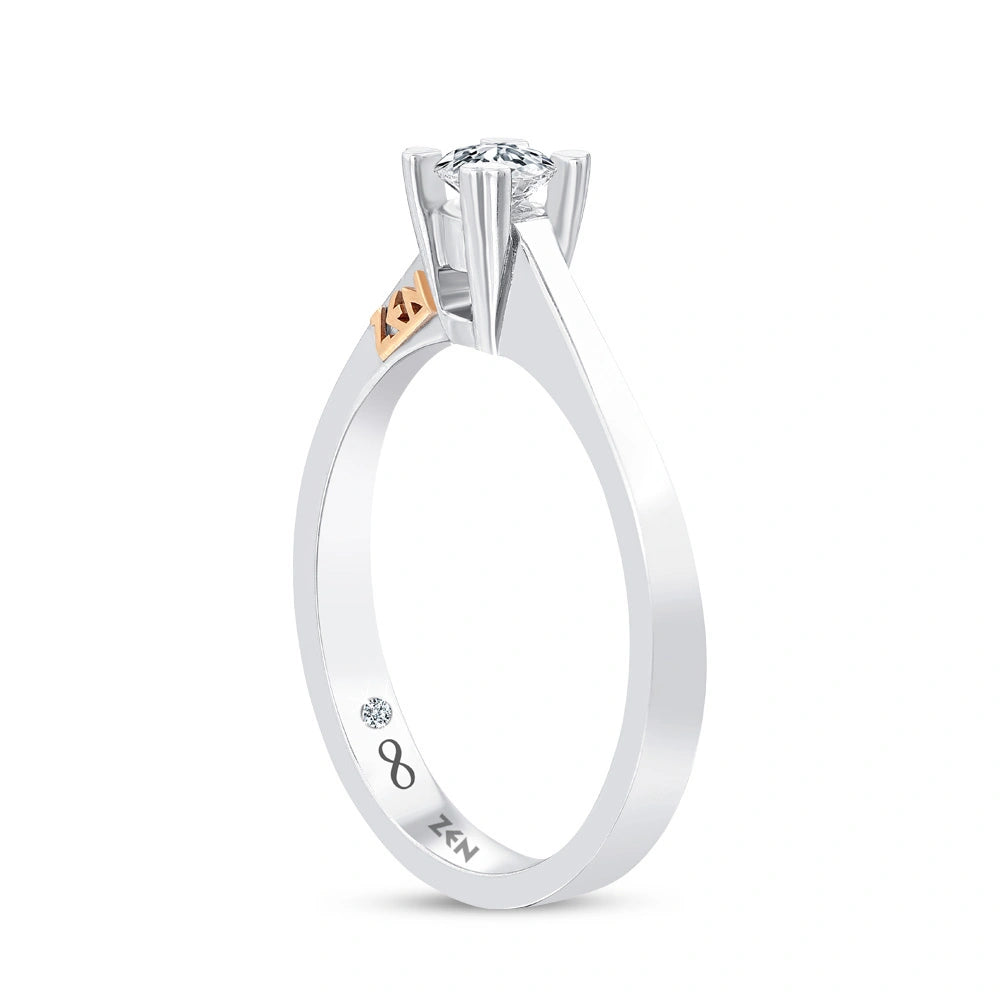 0.21 ct. Solitär Diamant Verlobungsring