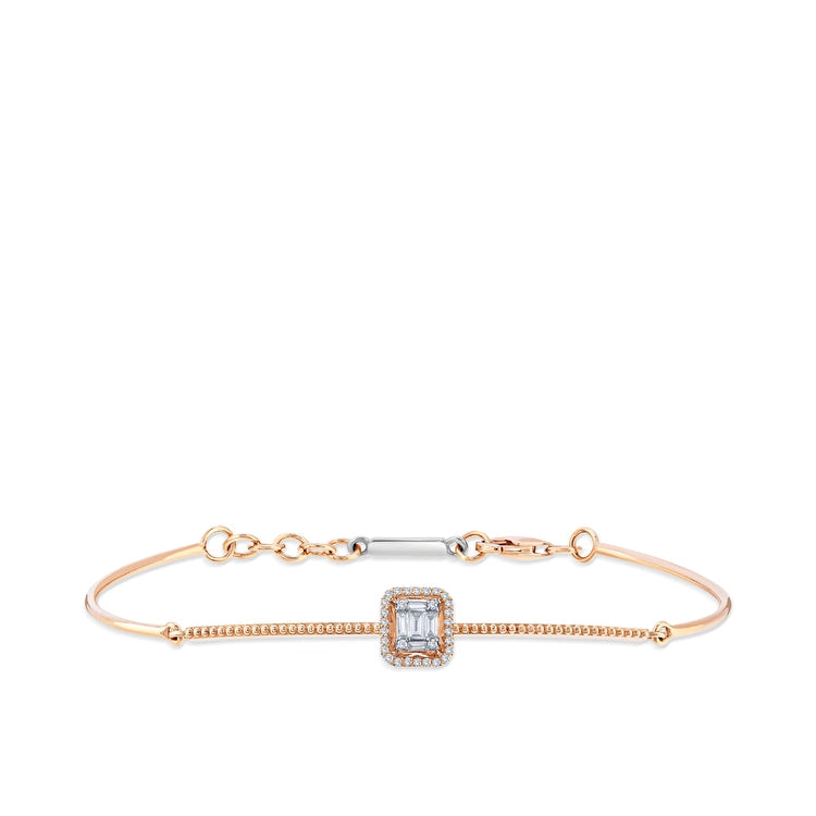 0.36 ct. Baguette Diamantarmband