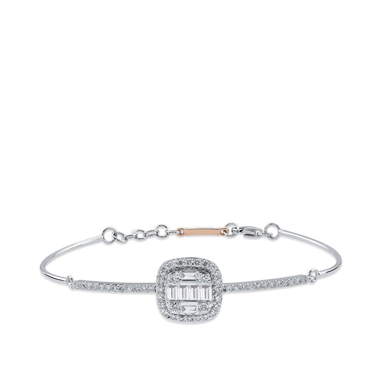 1.02 ct. Baguette Diamantarmband