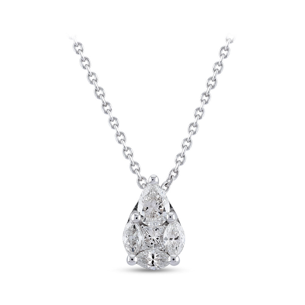 0.44 ct. Design Diamant Halskette