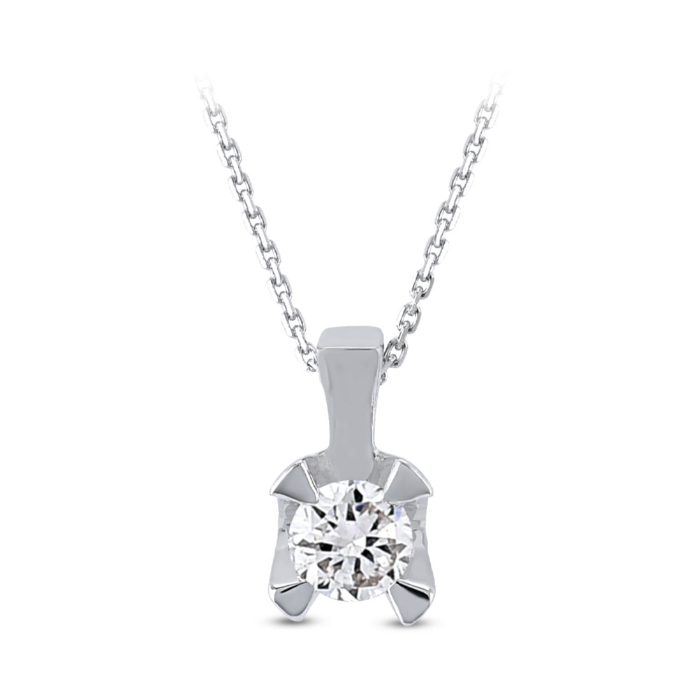0.30 ct. Solitaire Diamond Necklace