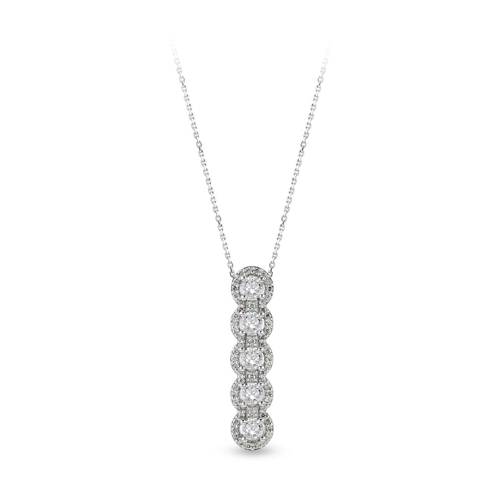 0.51 ct. Design Diamant Halskette