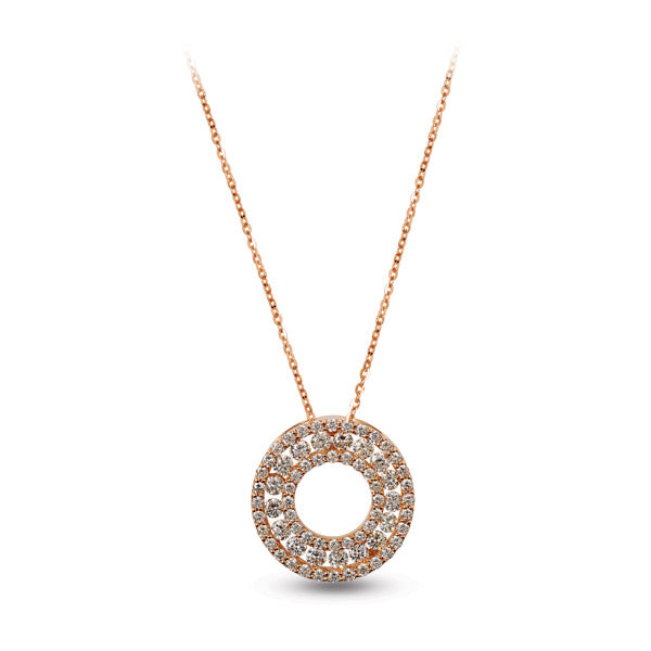 0.75 ct. Design Diamant Halskette