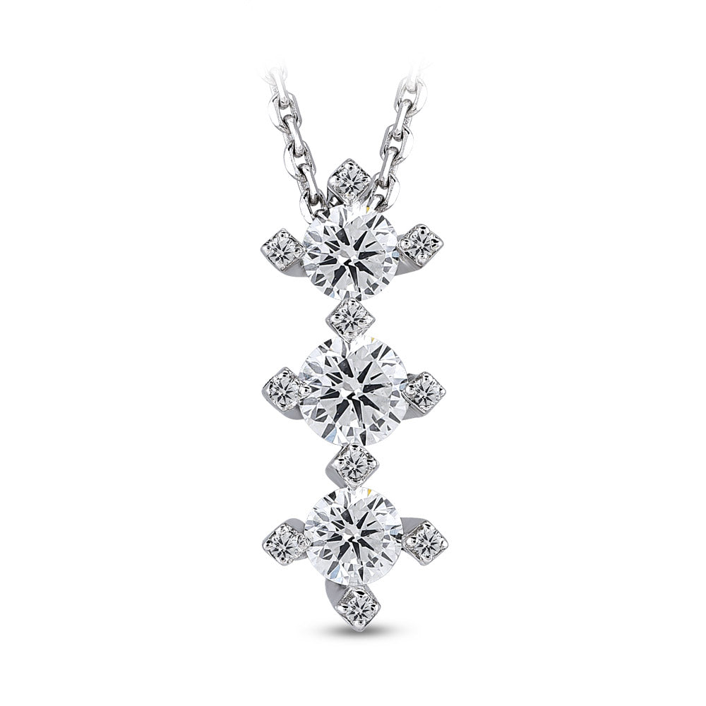 0.37 ct. Tria Diamant Halskette