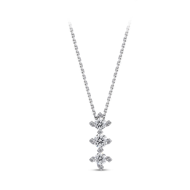0.37 ct. Tria Diamant Halskette