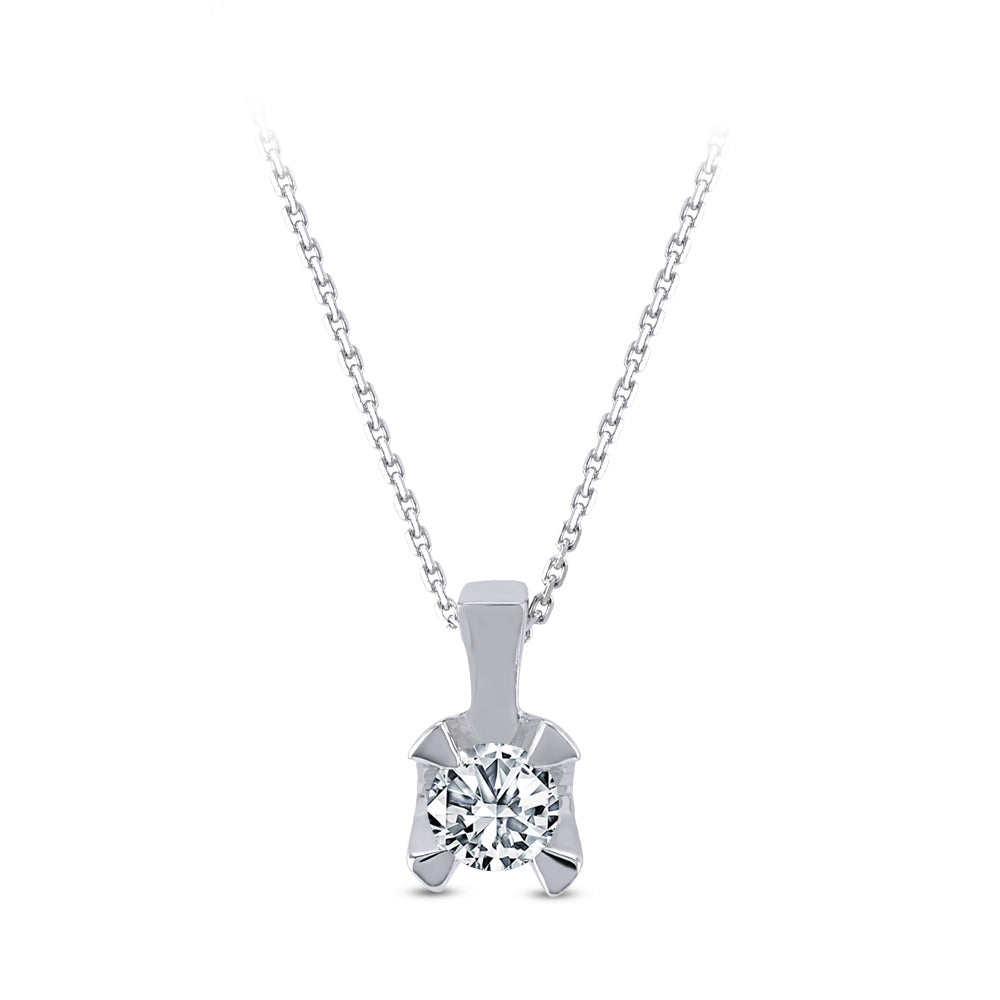 0.20 ct. Solitär Diamant Halskette