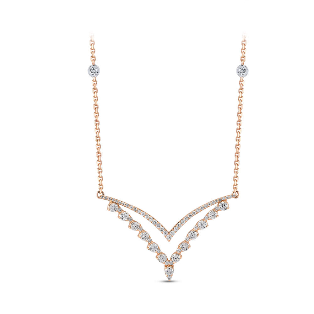 0.86 ct. Design Diamant Halskette