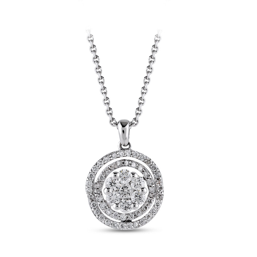 0.44 ct. Design Pendant with Chain