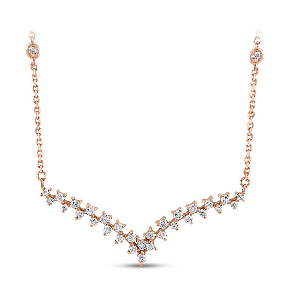 0.38 ct. Design Diamant Halskette