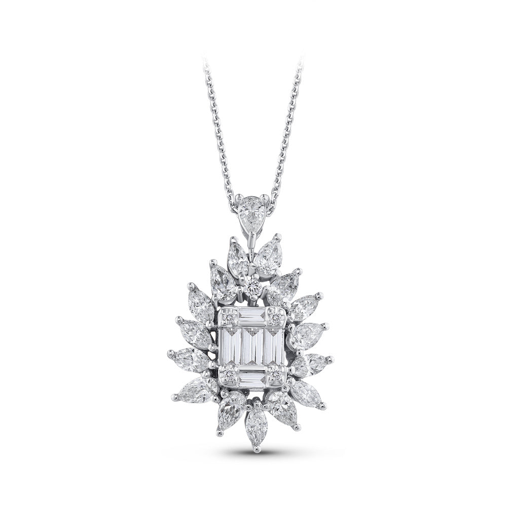1.90 ct. Design Diamant Halskette