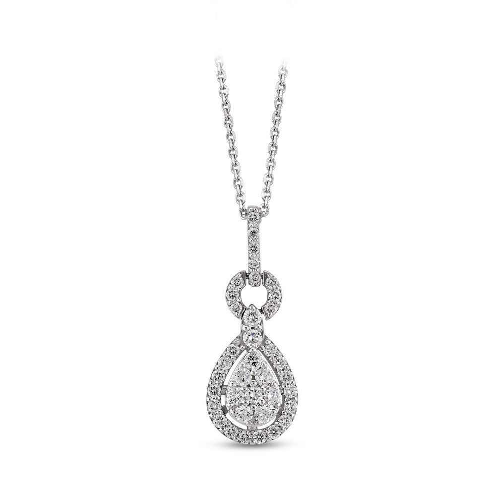0.52 ct. Design Anhänger mit Halskette