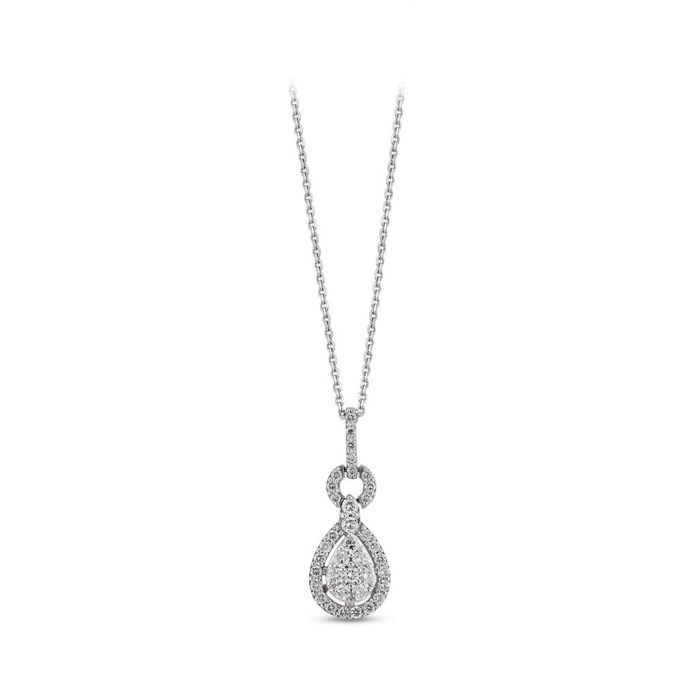 0.52 ct. Design Anhänger mit Halskette