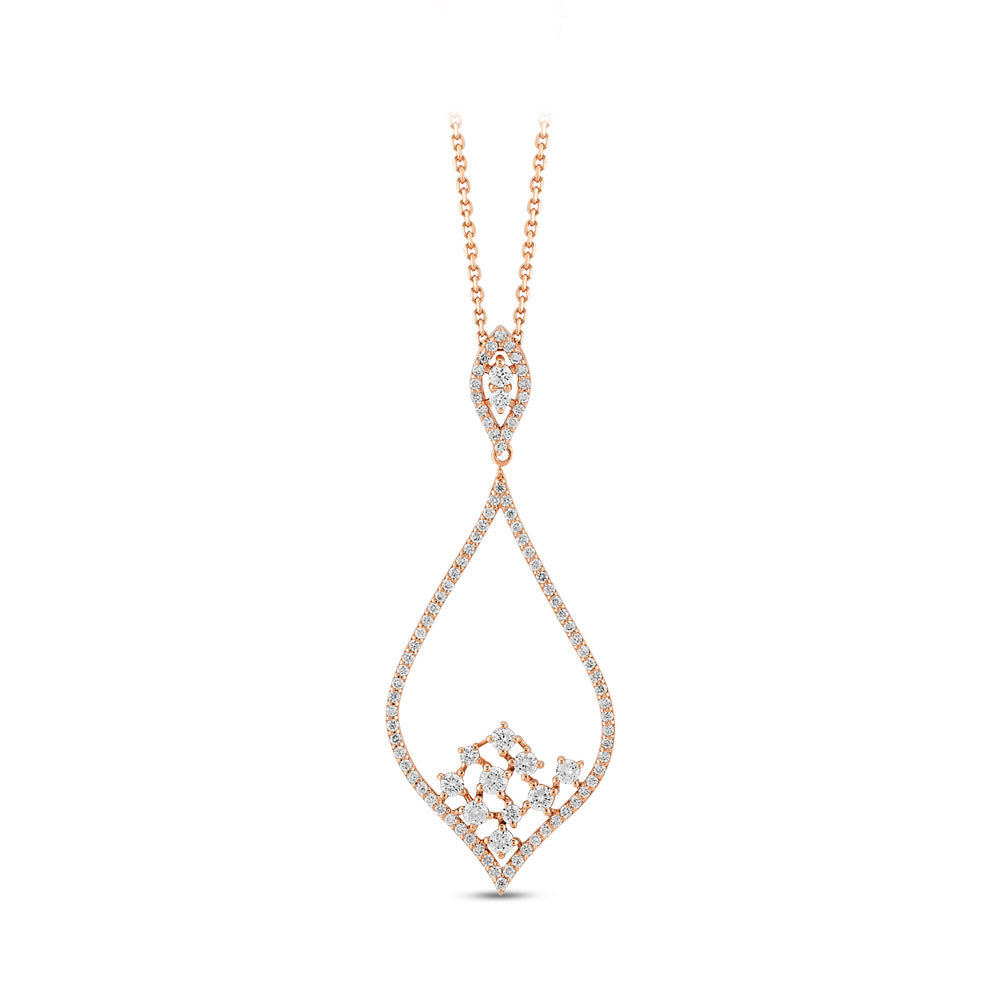 0.57 ct. Design Diamant Halskette