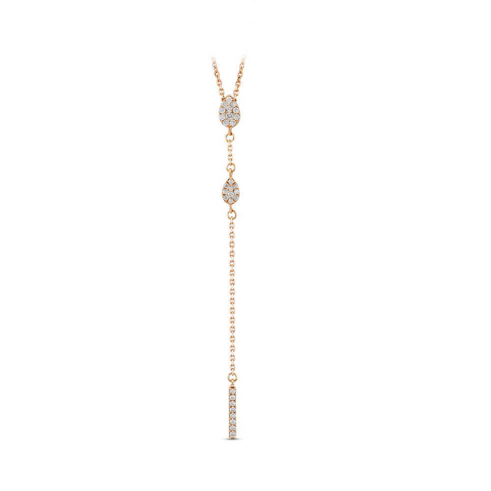0.14 ct. Design Diamant Halskette