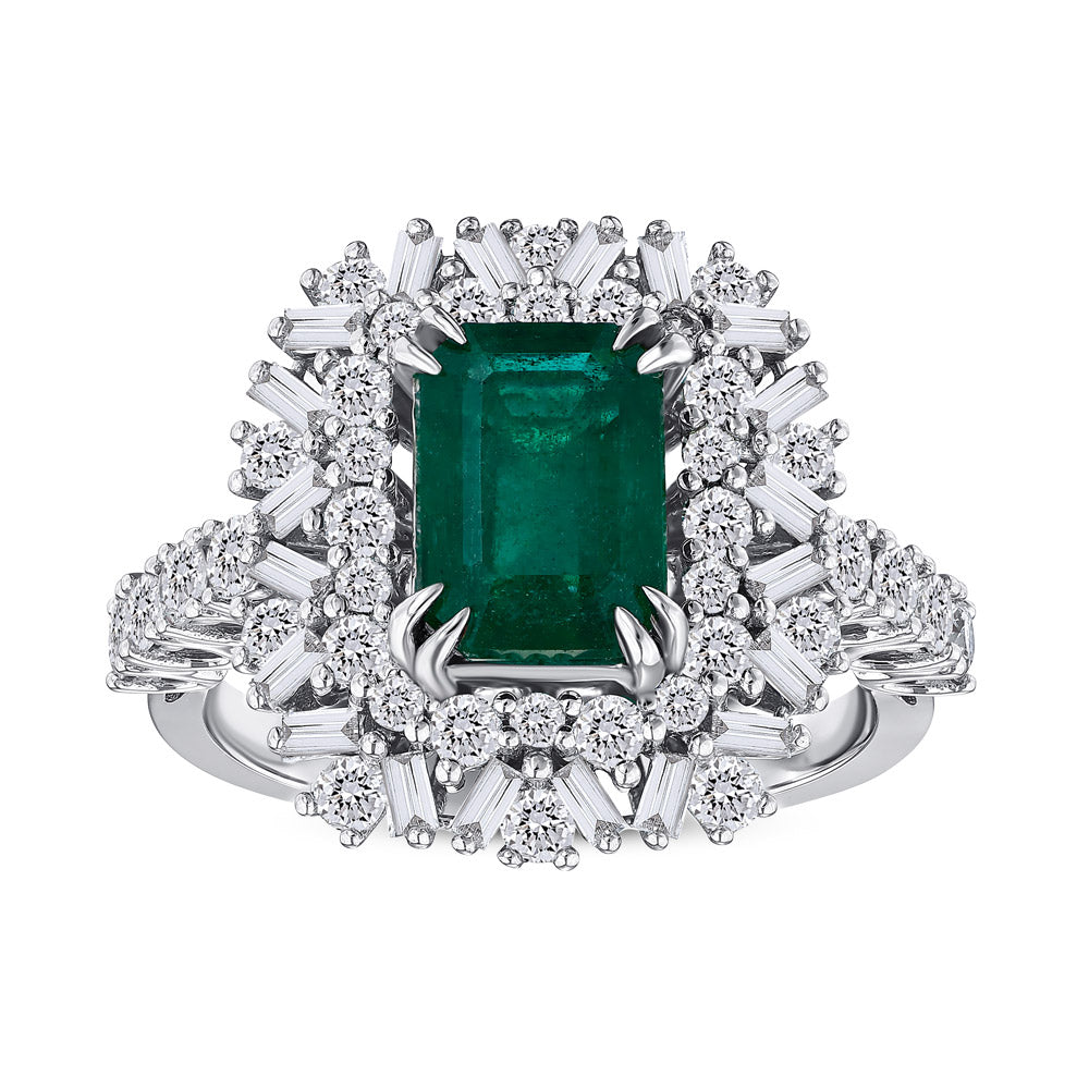 2.83 ct. Smaragd Ring