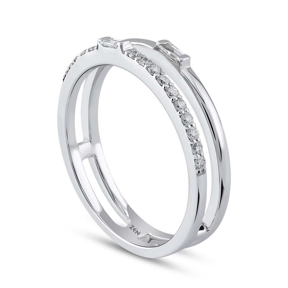 0.18 ct. Duett Diamantring