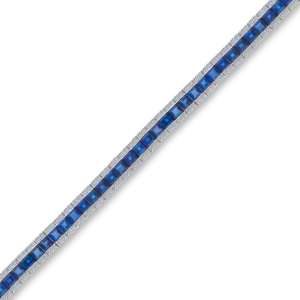 10.62 ct. Saphir Armband