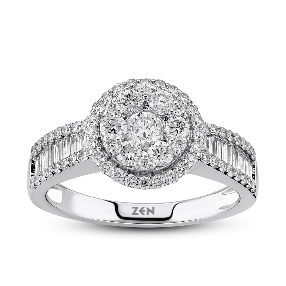 0.90 ct. Design Diamantring